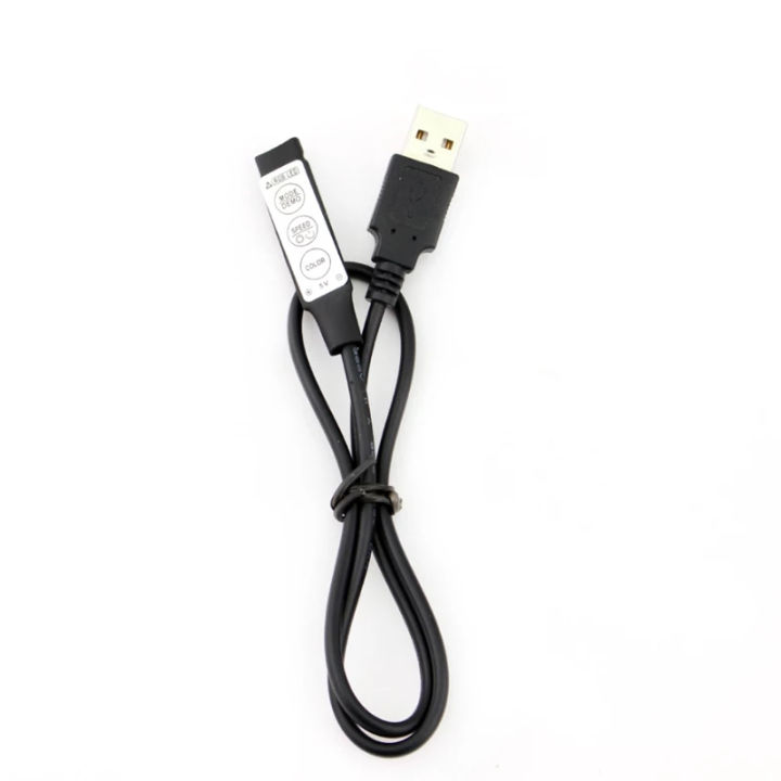 Led Strip Controller 3 Key LED Controller 5V USB LED Strip Remote Control 3 Keys RGB Controler ...