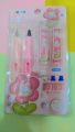 Cute Beautifull 2 Peices Ink Pen set for School Girls - Stylish Fountain Pen for Girls - Ink pen with 2 cartridge - Best Fountain Pen for Smooth Writing | School and office Stationery. 