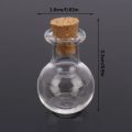 10Pcs Small Glass Bottles Miniature Potion Bottle Mini Cork Glass Vials Wedding. 