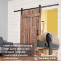Barn Door Hardware Kit  Heavy Duty Sturdy Sliding Barn Door Track Smoothly and Quietly J Shape Hanger Cupboard Door Panel Access. 
