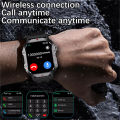 2026 New Smart Watch Mens Outdoor Sports Fitness Tracker Health Monitor 2.01 Inch Support Flashlight Bluetooth Call Smart Watch.