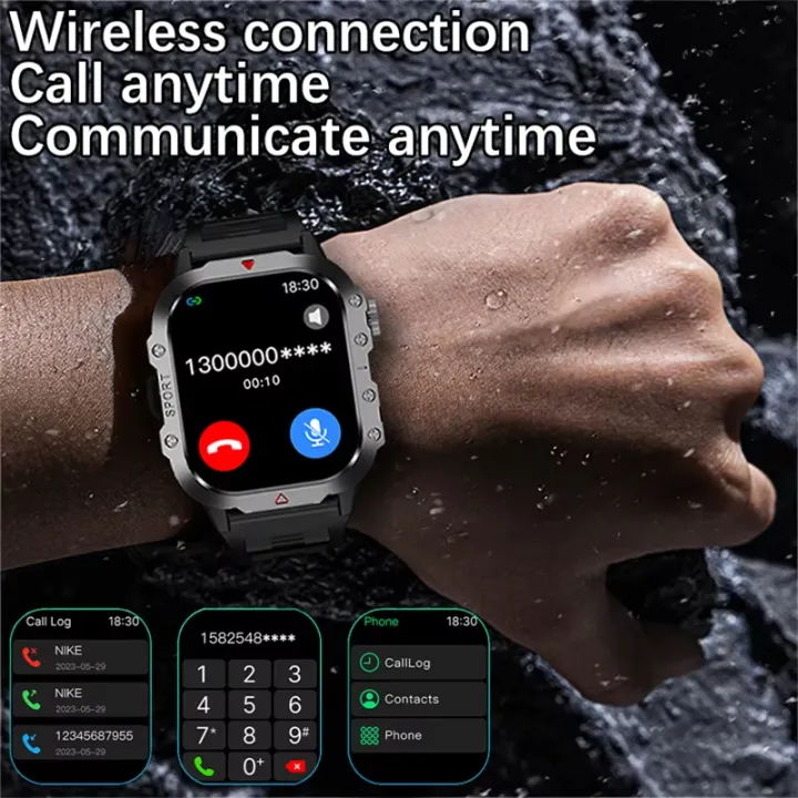 2026%20New%20Smart%20Watch%20Mens%20Outdoor%20Sports%20Fitness%20Tracker%20Health%20Monitor%202.01%20Inch%20Support%20Flashlight%20Bluetooth%20Call%20Smart%20Watch%20-%20Image%202