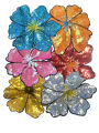 1 Piece 20CM Shining Red Orange Blue Golden Silver Pink Sequins Beads Sew Flower Patch for Evening Dress Swimsuit DIY Applique.