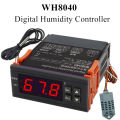 WH8040 Digital Humidity Controller 12V 24V AC 220V Air Humidity Control Controller Home Fridge Cooler Hygrometer Control Switch. 