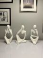 Modern Abstract Concrete Figurine Set – Minimalist Thinking Sculptures for Home & Office Décor”. 