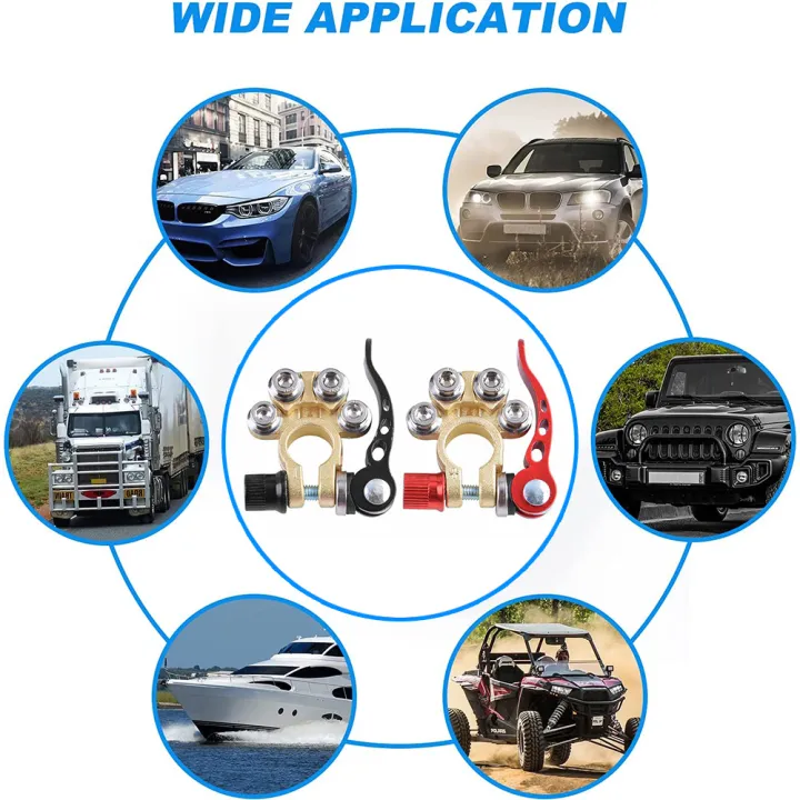 2Pcs%2012V%2024V%20Automotive%20Car%20Top%20Post%20Battery%20Terminals%20Wire%20Cable%20Clamp%20Quick%20Release%20Terminal%20Connectors%20Positive%20&%20Negative%20-%20Image%207