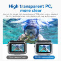TELESIN 45M Waterproof Housing Case For  OSMO Action 3 4 5Pro Underwater Diving Case High Strength Protector Cover. 