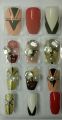 3d Nails , Nagina Nails, Diamond Nails, Design Nails, 12 Pieces Stick On Nails, Wedding Nails, Artificial Nails for Girls, 3d Diamond Nails, Designers Nails, Bridal Nails, Nails for Bride, Party wear Nails, Stick On Nails. 