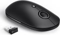 NEZA Wireless Mouse, 2.4G Laptop Mouse, Silent Slim Mouse, Computer Mouse, Black & Grey. 