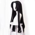 Anime Kochou Kanae Wig Kimetsu no Yaiba Cosplay Synthetic Black Long Heat Resistant Synthetic Hair Wigs Halloween Party.