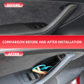 Door Side Storage Box for Tesla Model 3 2017-2023 Model Y 2020-2024 Armrest Phone Container Door Organizer Handle Pocket Tray. 