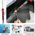 100W Plastic Welding Kit, Hot Staples, Assistive Cutter for Plastic Crack Repair, Car Bumper Repair, Gas Tank Plastic Repair. 