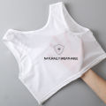 Women's Breathable Chest Breast Binder Wireless Chest Wrap Bandage Thin Short Vest Underwear Les Buckle Tomboy Bra.