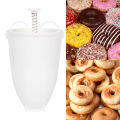 Portable Donut Maker Donut Mould Easy Fast Manual Waffle Dispenser Doughnut Machine Arabic Waffle Plastic Lightweight Deep Fry. 