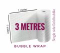 Bubble Wraps. Single Side gold Bubble . Packaging Materials for Safety and Security. Safe parcel and Storage bubble poly Paper.