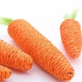 Cat toy Audible carrot tickling cat stick high and boring baby cat molar stick Bite resistant cat scratching board pet products. 