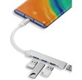 TypeC 3.1 to 4 Port USB C HUB USB 3.0 Multi Splitter Adapter OTG For Computer. 