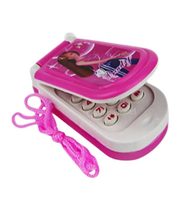 Toy Phone Musical Mini Cute Kids Toy Early Education Barbie Mobile
