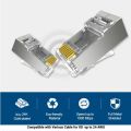 cat 6 connector silver  RJ45 clips. 