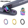 Risk 2pcs Bike Titanium alloy Pedal Washer,OD 20mm Spacer Gasket for MTB Road Bicycle Crank Protection Pad Ring,Repair Gasket. 