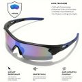 New UV400 Protective Sports Eyewear - Lightweight Full-Cover Lens, Unisex Wrap-Around for Cycling, Hiking & Daily Use.