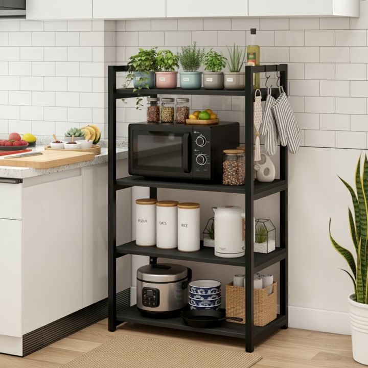 "Premium%20Kitchen%20Storage%20Rack%20%7C%20Multi-Layer%20Microwave%20Stand%20&%20Large%20Capacity%20Organizer%20Shelf%20-%20Image%202