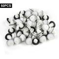 50PCS Door Panel Clip with Seal Ring Fastener Rivet Bumper Clip Retainer for BMW E34 E36 E38 E39 E46 M3 M5 Z3 X5 Car Accessories. 