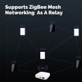 MOES Tuya ZigBee Smart Light Switch Touch Glass Panel Fireproof Neutral Wire Required Remote Control Work With Alexa  Home lightify. 