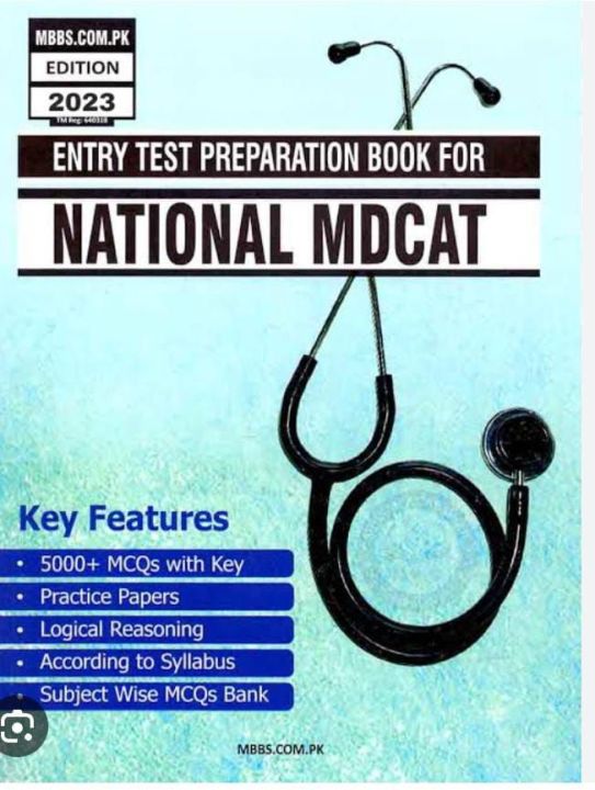 National Mdcat Entry Test Preparation Book letast edition  Best Book for Mdcat