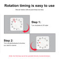 Craft Mechanical Calculagraph Wind Up 60 Minutes Timer 360 Degree Rotating Kitchen Cooking Time Management For Kitchen.