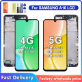 AMOLED For Samsung A16 4G Touch Screen SM-A165F LCD Display Touch Screen Digitizer with Frame Replacement A16 5G A166B Display. 