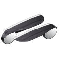 SEAMETAL Carbon Fiber Textured Car Rearview Mirrors All-in-One Rain Eyebrow Blind Spot Mirror Reflective Mirror And Rain Cover. 