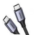 Ugreen 60W PD USB-C to USB-C Fast Charge Data Cable Nylon Braided for Samsung iPhone Motorola S24 S23 S22 Ultra. 