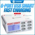 Sunshine 6 Port USB intelligent fast charger. 