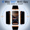 360 Degree Privacy Screen Protector for iPhone 17 Pro Max/Air/Pro 16Pro Anti-Spy Tempered Glass Film with Easy Installation. 