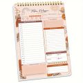 52 Daily Planner Sheets 6.5x10in Spring-Bound Notepad Planner Weekly Planner & Notebook & Schedule Organizer Stationery products. 