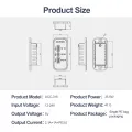 12/24V Car Charger PD Type-C 2.1A 1A Dual USB Socket for Motorcycle Auto Truck ATV Boat RV Bus Power Adapter Outlet. 
