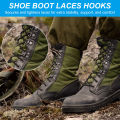 20-50Sets Shoe Lace Hooks Shoe Boot Lace Hooks Loop Ring with Rivets Shoe Boot Buckle D Ring Eyelet Metal Repair Accessories. 