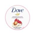 international UK product Dove Exfoliating Pomegranate Seeds & Shea Butter Body Scrub 300ml.