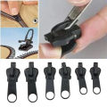 3 Sizes Universal Instant Fix Zipper Repair Kit Replacement Zip Slider Teeth Rescue Sewing Clothes Bag Zippers Tool Accessories. 