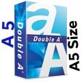 Double A 70 GSM Photocopy Paper (A5 Size). 