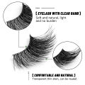 GROINNEYA 5/10 Pairs False Eyelashes Half Eye Lashes Cat Eye Lashes Natural Faux Mink Lashes Wispy Fluffy Eyelash Extension. 