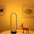 LED Ring Desk Lamp USB 3-color Dimmable USB Modern creative Night Light Reading Table Lamp Bedroom Home Room ecoration. 