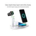 7 In 1 Wireless Charger Stand Pad For iPhone 15 14 13 12 11 X Apple Watch Airpods Desk Phone Chargers Fast Charging Dock Station.