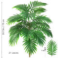 60-120cm Large Artificial Palm Tree Tropical Fake Plant Green Plastic Palm Leaf Branches Suitable for Home Garden Decoration. 