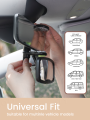 1PC & 2PC Clip-On Baby Car Mirror | Shatterproof Rear View Mirror for Rear-Facing Infant, Secure for Bumpy Rides.