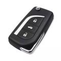 Toyota Corrolla Altis & Hilux 3 buttons Remote Flip Key Replacement Case. 