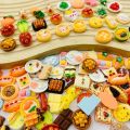 Miniature Food Toys Mixed Resin Food Dolls Kitchen Pretend Toys Suitable for Dollhouse Kitchen Toys Resin Miniature Food. 