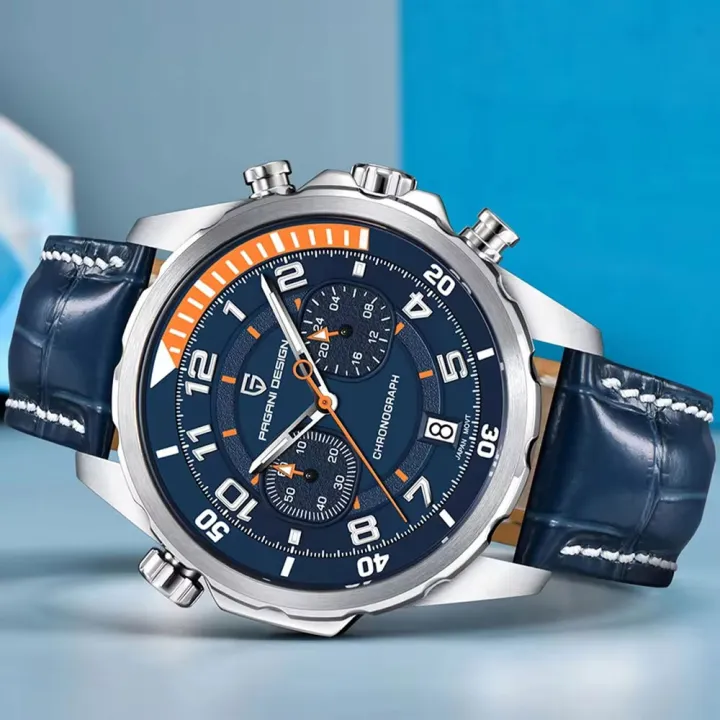 PAGANI%20DESIGN%20New%2044MM%20%20Men%20Watch%20Sapphire%20Glass%20Waterproof%20Luminous%20Leather%20Multi%20Functional%20Quartz%20Wristwatch%20Man%20%20-%20Image%205