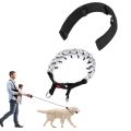 Dog Training Collar Prong Collar with Quick Release Buckle & Nylon Cover Pet Dog Spike Pinch Collar. 